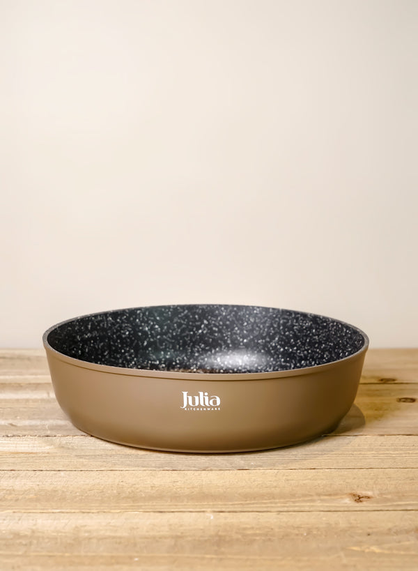 طقم أواني الطهي إيليت بروف الدائري مكون من 3 قطع - بني