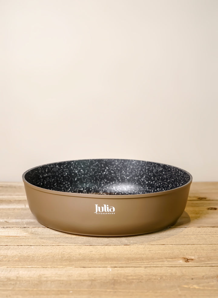 طقم أواني الطهي إيليت بروف الدائري مكون من 3 قطع - بني