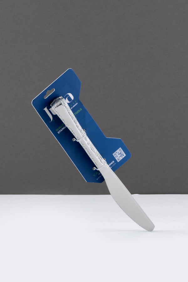 سكين ستانلس ستيل 3 قطع - حافة فضية