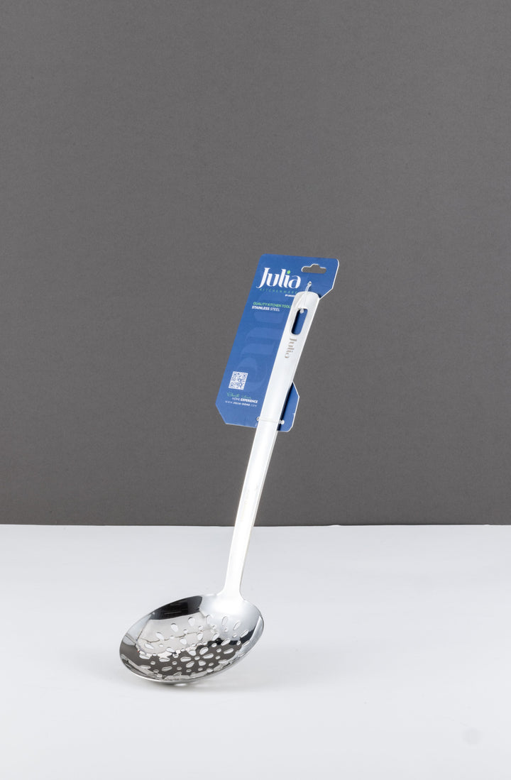 مصفاة ستانلس ستيل - بمقبض طويل - فضي