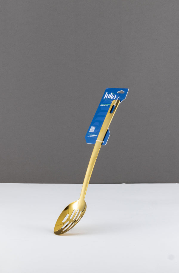 مصفاة ستانلس ستيل - بمقبض طويل - ذهبي