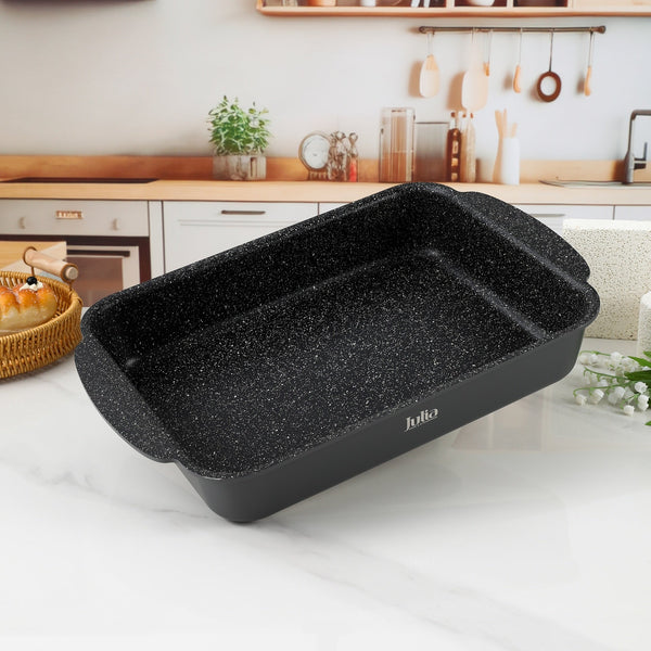 مقلاة مستطيلة إيليت-برو بلس 34 سم – أسود