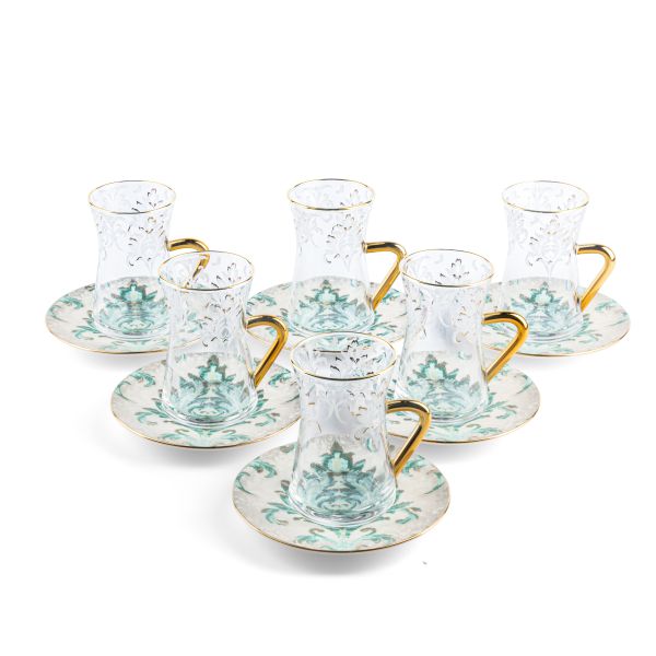 Tea Glass Sets From Harir - Green