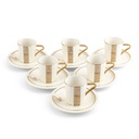 Turkish Coffee Set 12 pcs From Nour