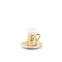 Tea Glass Set 12 Pcs From Diwan -  Ivory