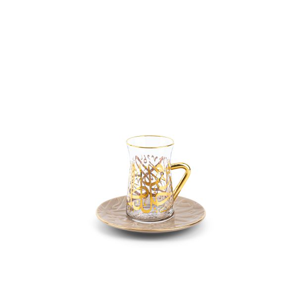 Tea Glass Set 12 Pcs From Diwan -  Coffee