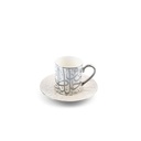 Porcelain Tea Cups 12 pcs From Diwan -  Pearl