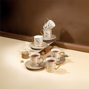 Porcelain Tea Cups 12 pcs From Diwan -  Coffee