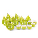 Tea And Arabic Coffee Set 19Pcs From Queen - Green
