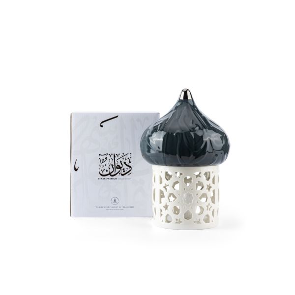 Large Electronic Candle From Diwan -  Blue