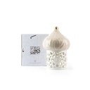Large Electronic Candle From Diwan -  Beige